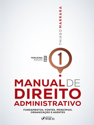 cover image of Manual de Direito Administrativo--Volume 01